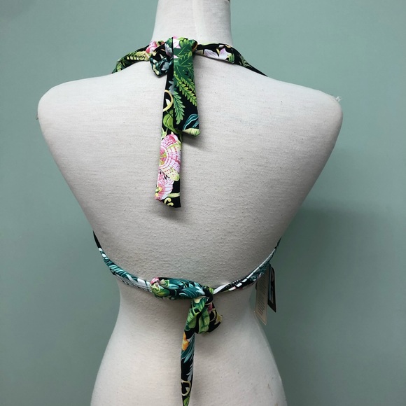 SunSeeker | Bikini Set | Black & Green | Tropical | Size 16 - Picture 4 of 4